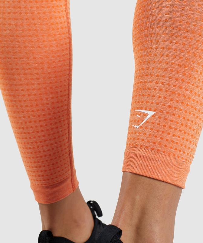 Gymshark Vital Seamless 2.0 Leggings Leggings Abrikoos Oranje | 43KSWQPVL