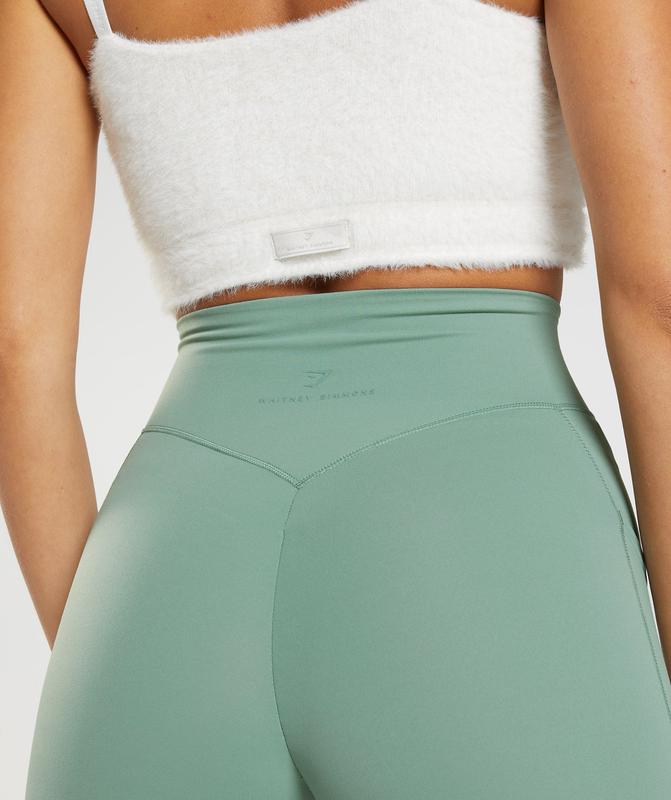 Gymshark Whitney Everyday Pocket Leggings Leggings Groen | 36JOANGZF