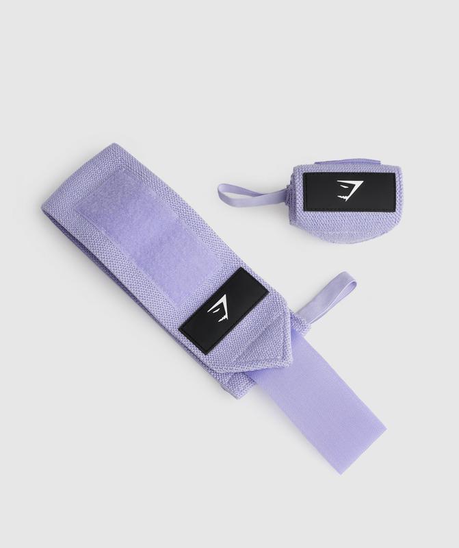 Gymshark Wrist Straps All Equipment Powdered Lilac | 57LRQPSWC